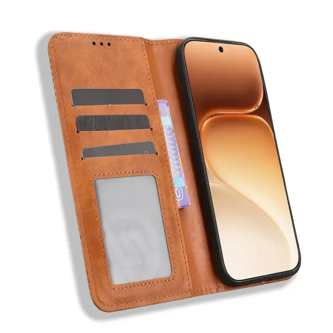 Flip Cover Honor 600 Pro / 600 Le Cirénius Simili Cuir Rétro