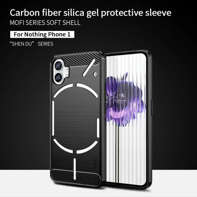 Coque Nothing Phone (1) Fibre de Carbone Antichoc Protection