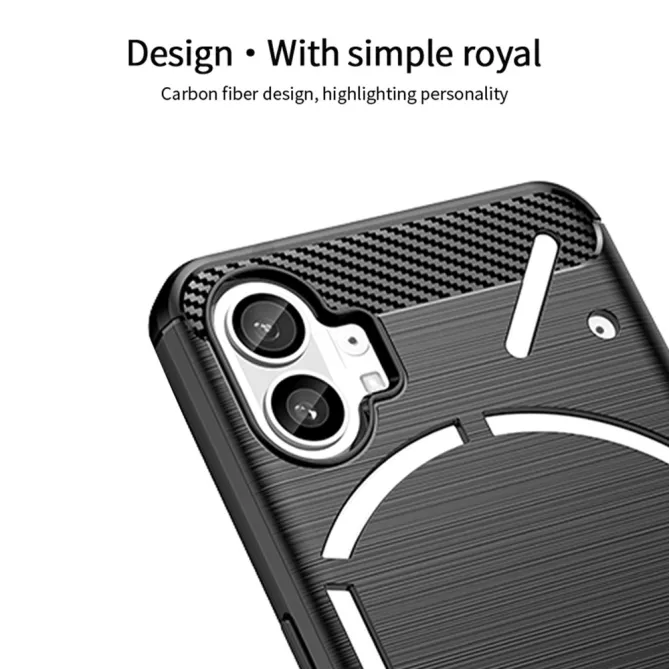 Coque Nothing Phone (1) Fibre de Carbone Antichoc Protection