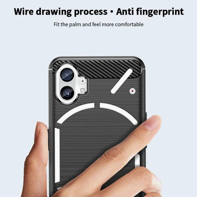 Coque Nothing Phone (1) Fibre de Carbone Antichoc Protection