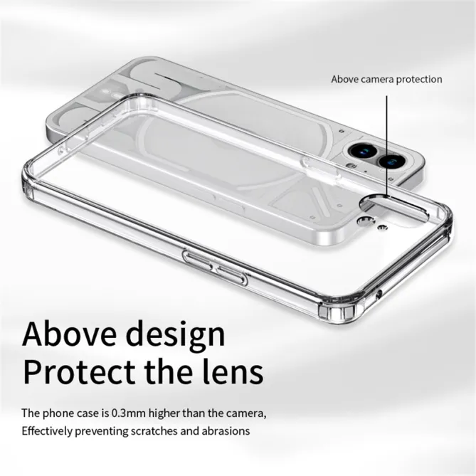 Coque Nothing Phone (1) TPU Transparent Mat Protection