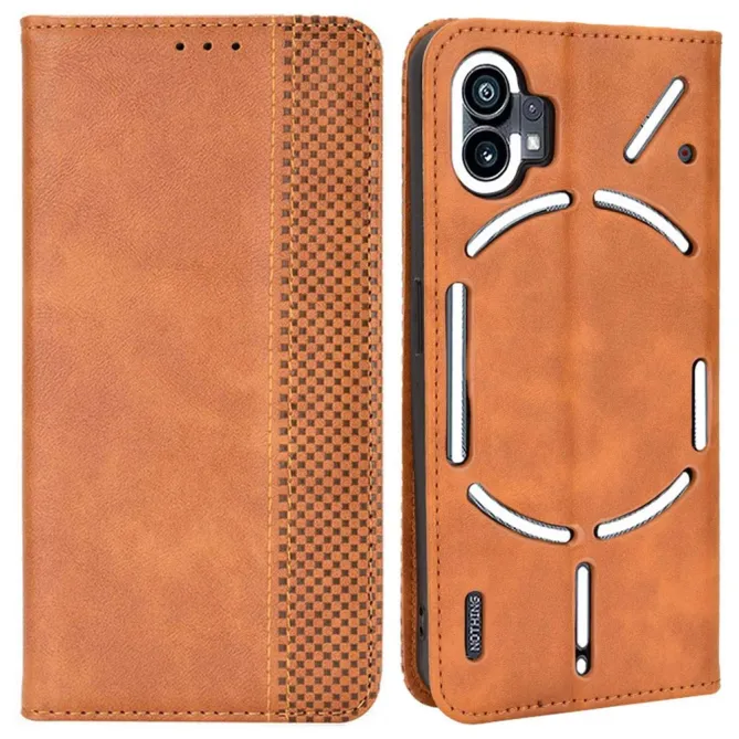 Coque Nothing Phone (1) Simili Cuir Protection 3