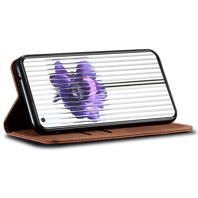 Coque Nothing Phone (1) Simili Cuir Béquille Protection