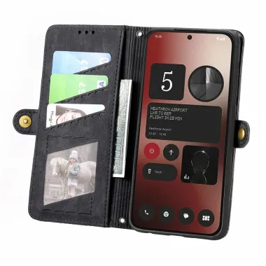 Housse Nothing Phone (2a) Plus Simili Cuir Sangle Porte-Cartes