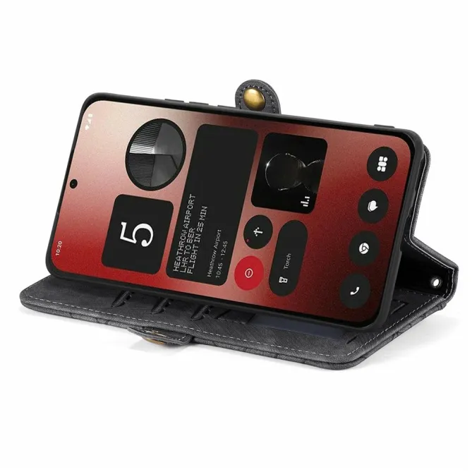 Housse Nothing Phone (2a) Plus Simili Cuir Sangle Porte-Cartes