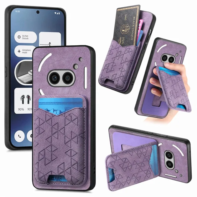 Coque Nothing Phone (2a) Simili Cuir Béquille Protection
