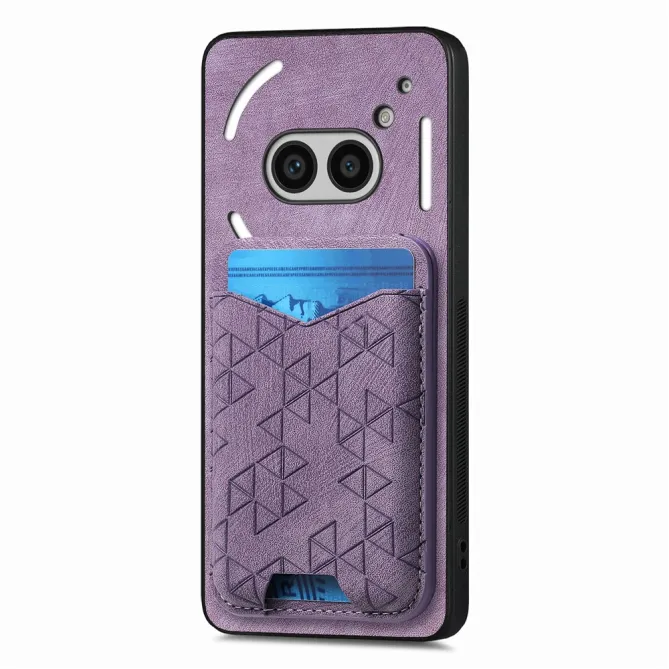 Coque Nothing Phone (2a) Simili Cuir Béquille Protection