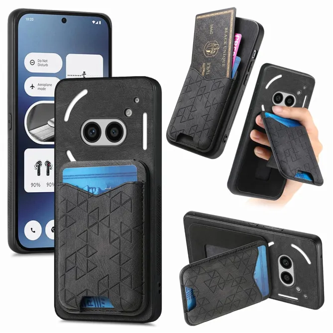 Coque Nothing Phone (2a) Simili Cuir Béquille Protection