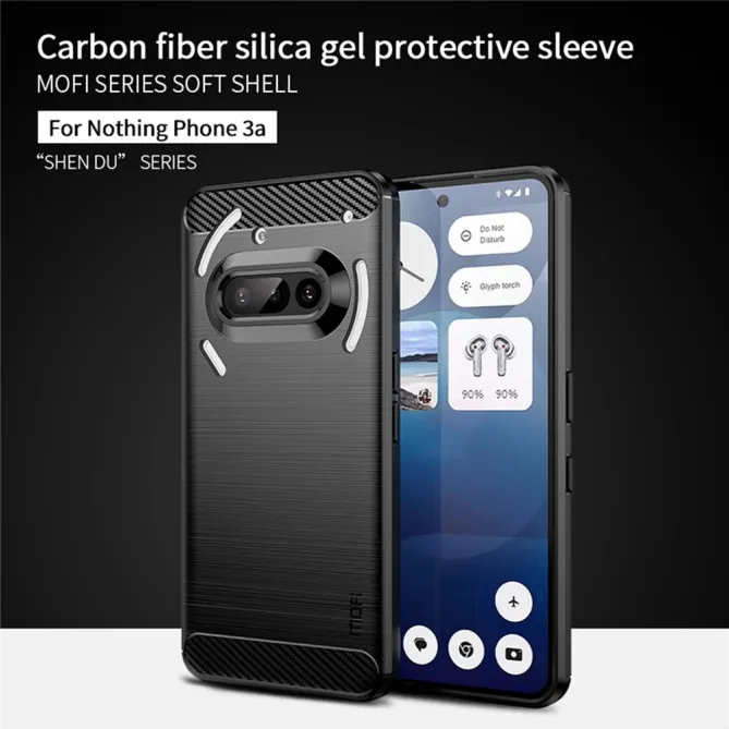 Coque Nothing Phone (3a) Fibre de Carbone Protection