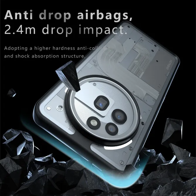 Coque Nothing Phone (3a) Pro TPU Transparent Mat Protection