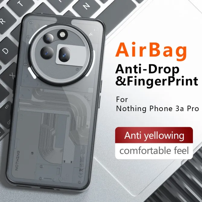 Coque Nothing Phone (3a) Pro TPU Transparent Mat Protection