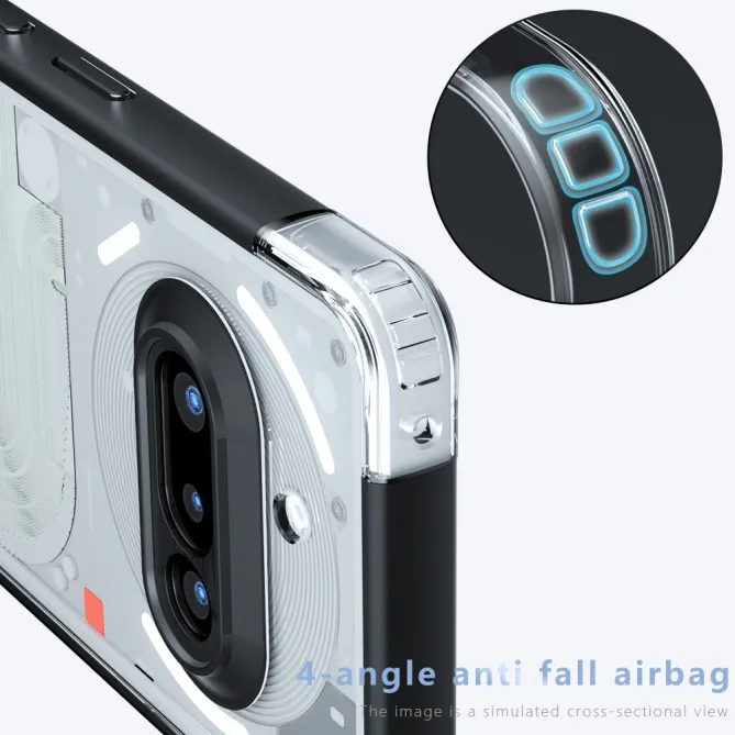 Coque Nothing Phone (3a) TPU Transparent Mat Protection