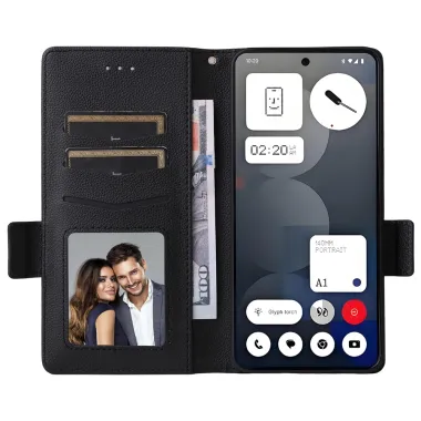 Coque Nothing Phone (3a) Pro Simili Cuir Protection 5