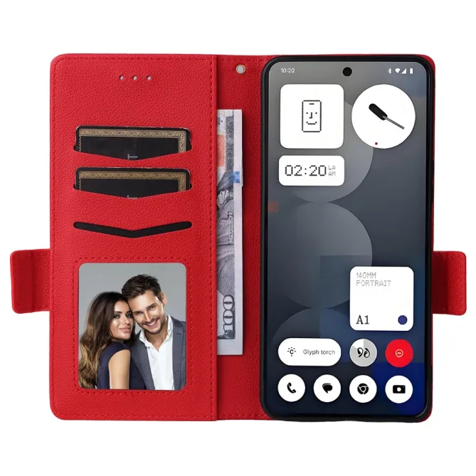 Coque Nothing Phone (3a) Pro Simili Cuir Protection 5