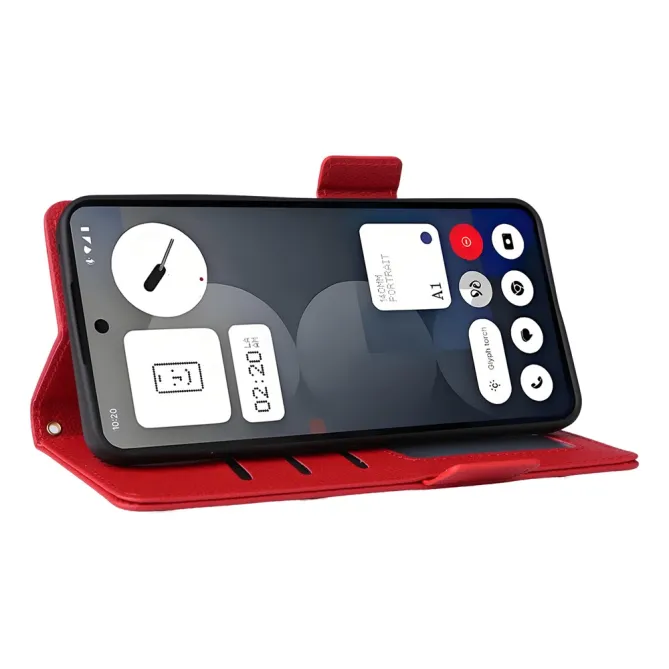 Coque Nothing Phone (3a) Pro Simili Cuir Protection 5