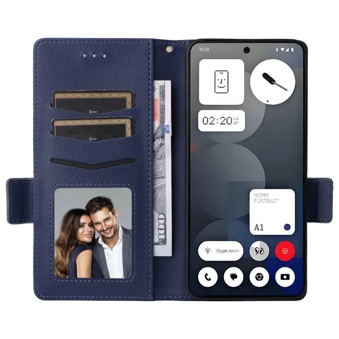 Coque Nothing Phone (3a) Pro Simili Cuir Protection 5