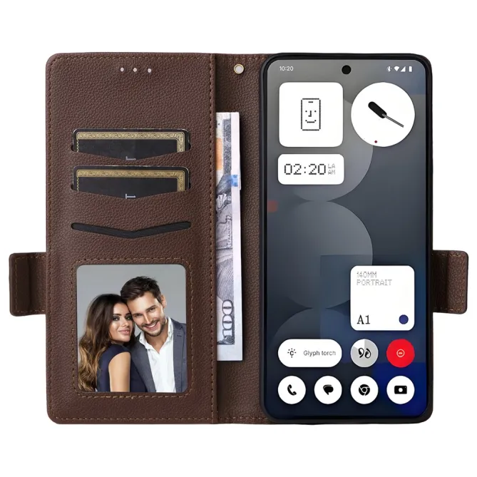 Coque Nothing Phone (3a) Pro Simili Cuir Protection 5