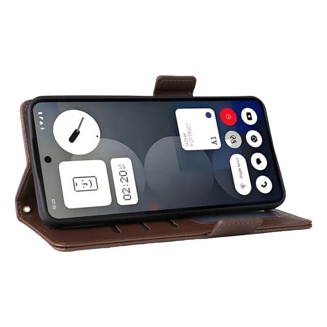 Coque Nothing Phone (3a) Pro Simili Cuir Protection 5