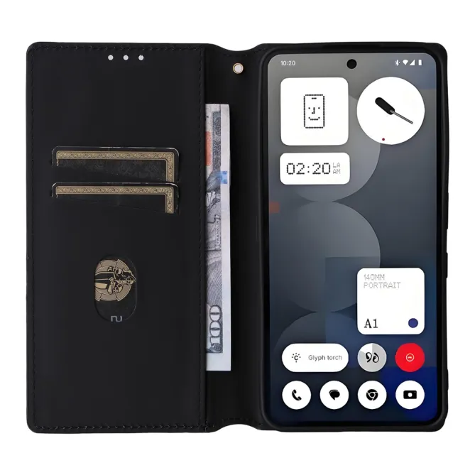 Coque Nothing Phone (3a) Pro Simili Cuir Protection 7