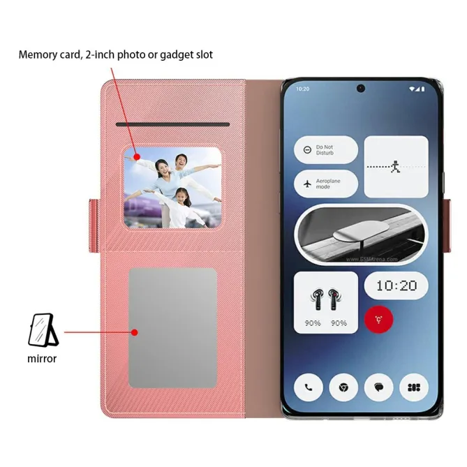 Coque Nothing Phone (3a) Simili Cuir Protection 6