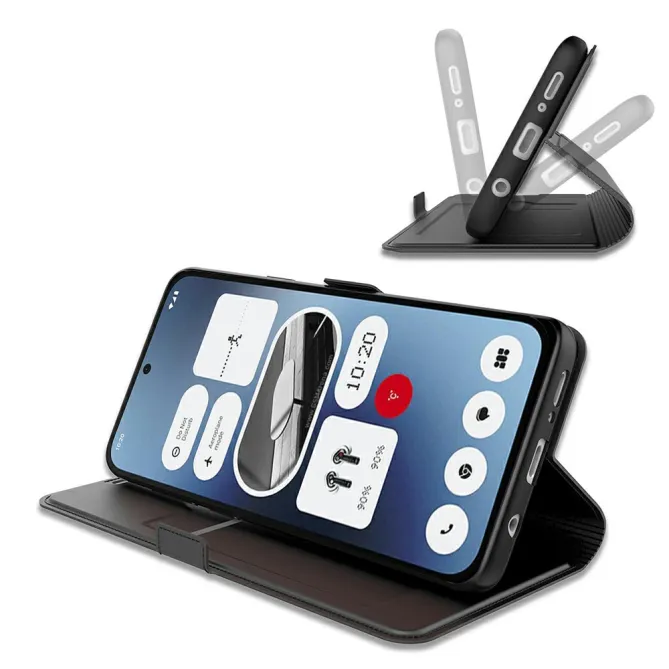 Coque Nothing Phone (3a) Simili Cuir Antichoc Protection