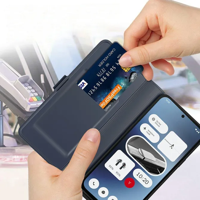 Coque Nothing Phone (3a) Simili Cuir Antichoc Protection