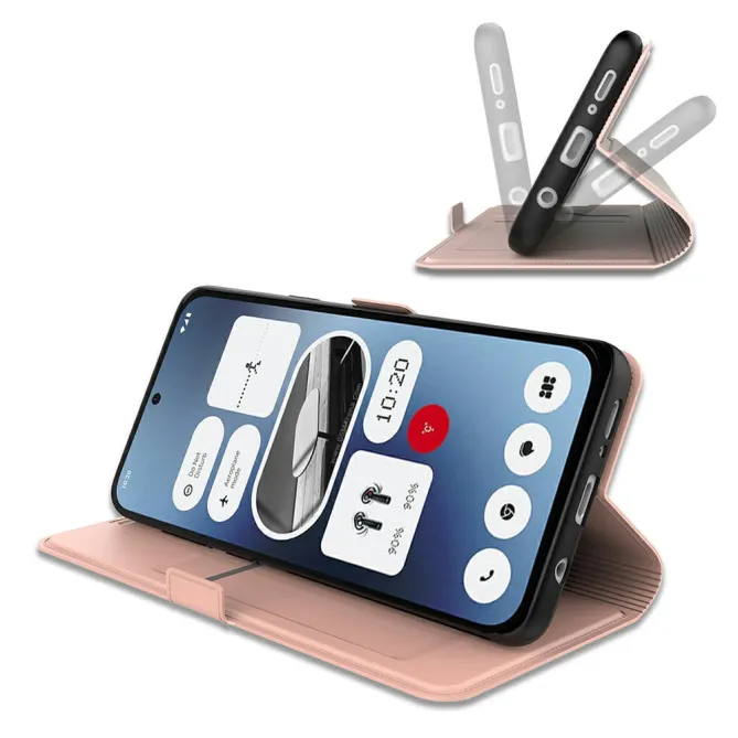 Coque Nothing Phone (3a) Simili Cuir Antichoc Protection