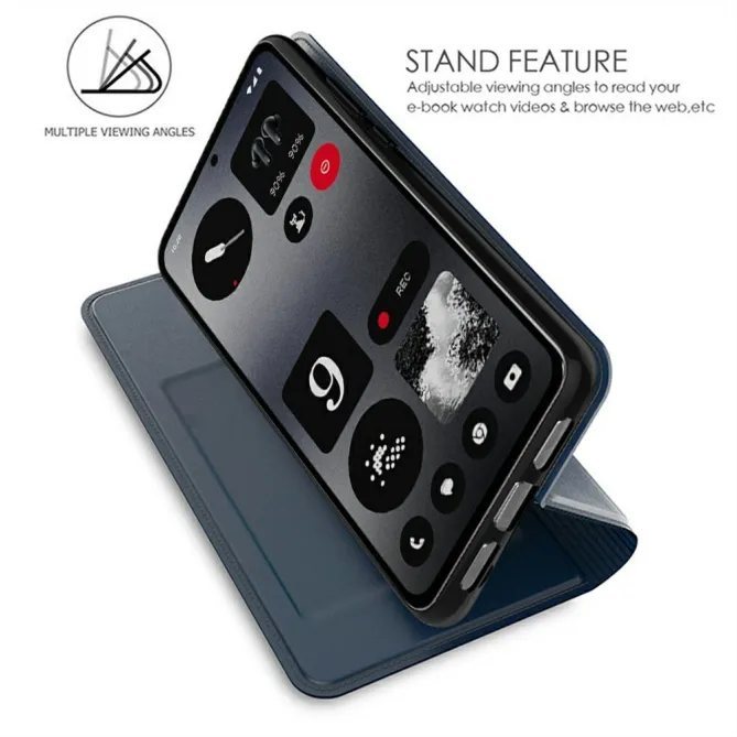 Housse Nothing Phone (3a) Pro Simili Cuir Porte-Cartes