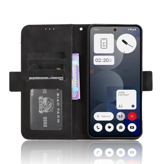 Housse Nothing Phone (3a) Pro Simili Cuir Porte-Cartes 2