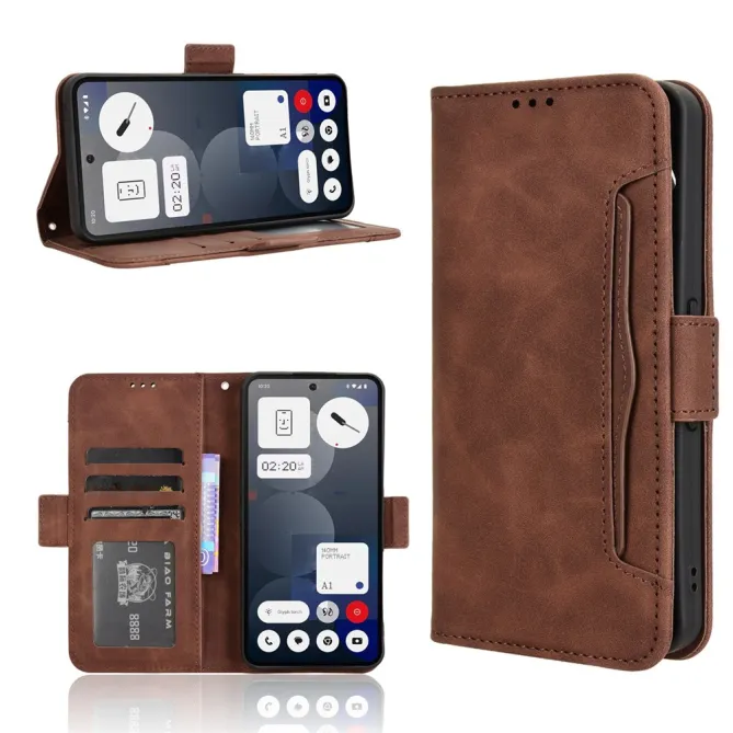Housse Nothing Phone (3a) Pro Simili Cuir Porte-Cartes 2