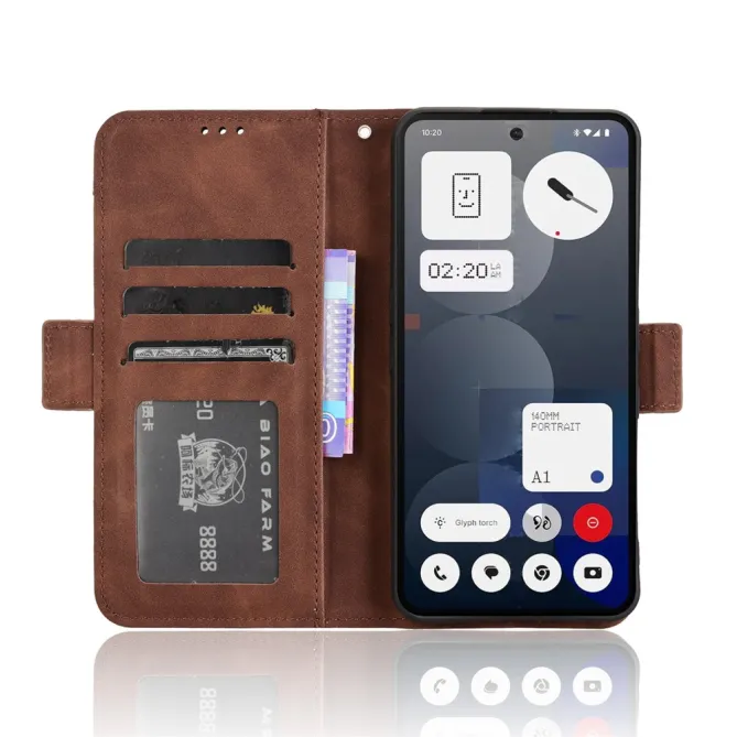 Housse Nothing Phone (3a) Pro Simili Cuir Porte-Cartes 2