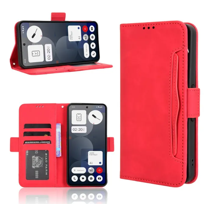 Housse Nothing Phone (3a) Pro Simili Cuir Porte-Cartes 2