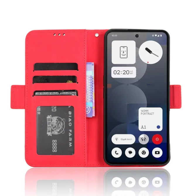 Housse Nothing Phone (3a) Pro Simili Cuir Porte-Cartes 2