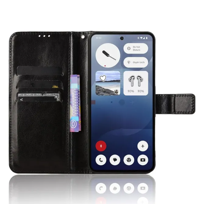 Housse Nothing Phone (3a) Simili Cuir Sangle Porte-Cartes