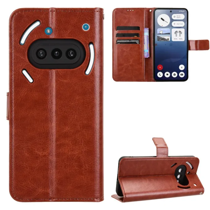 Housse Nothing Phone (3a) Simili Cuir Sangle Porte-Cartes