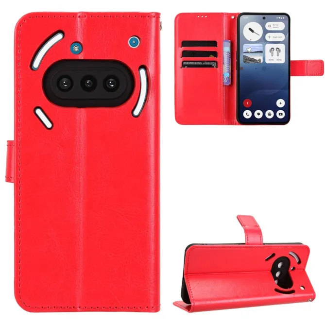 Housse Nothing Phone (3a) Simili Cuir Sangle Porte-Cartes