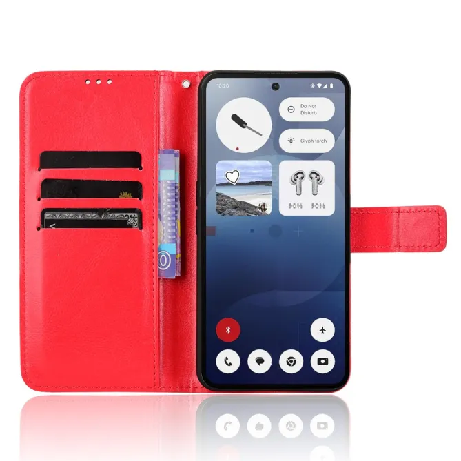 Housse Nothing Phone (3a) Simili Cuir Sangle Porte-Cartes