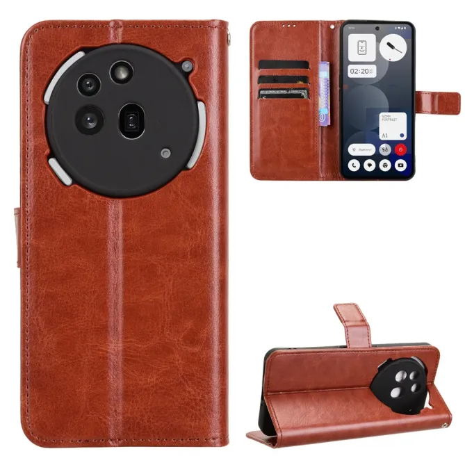 Housse Nothing Phone (3a) Pro Simili Cuir Sangle Porte-Cartes 2