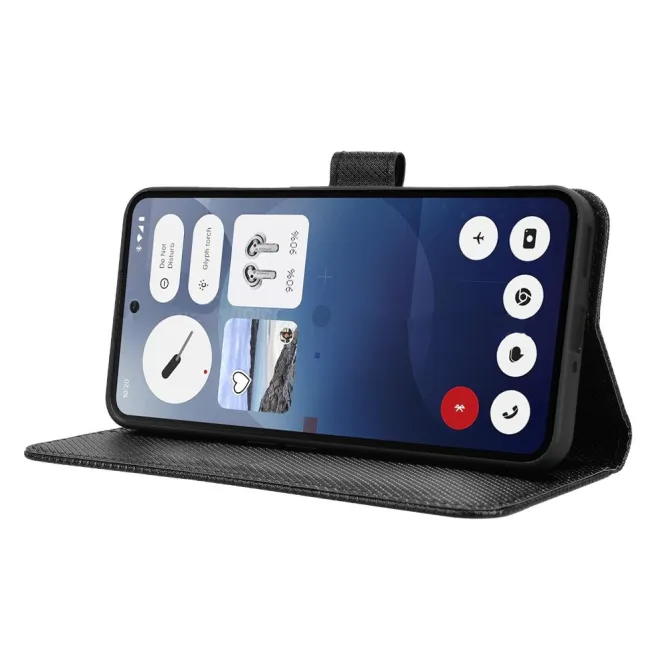 Housse Nothing Phone (3a) Simili Cuir Sangle Porte-Cartes 2