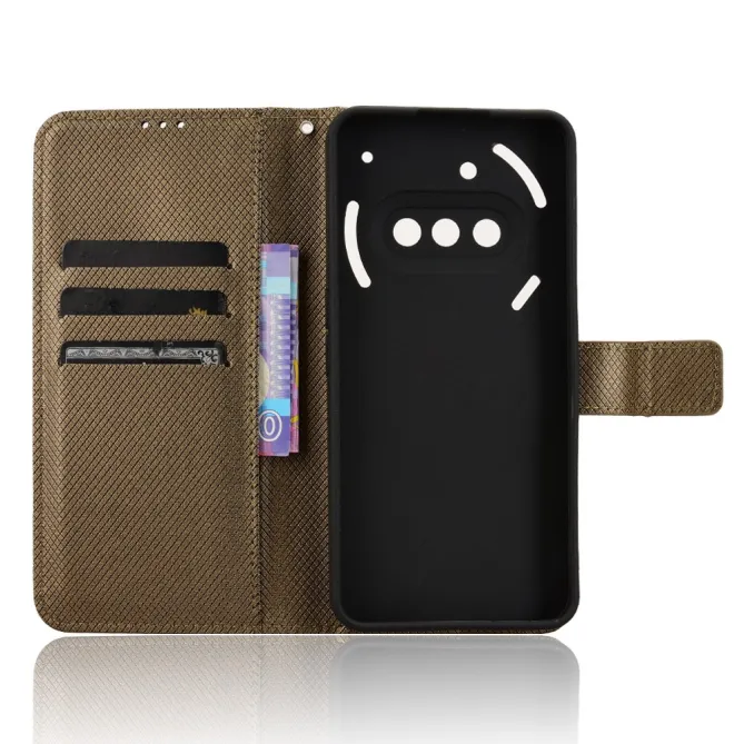 Housse Nothing Phone (3a) Simili Cuir Sangle Porte-Cartes 2