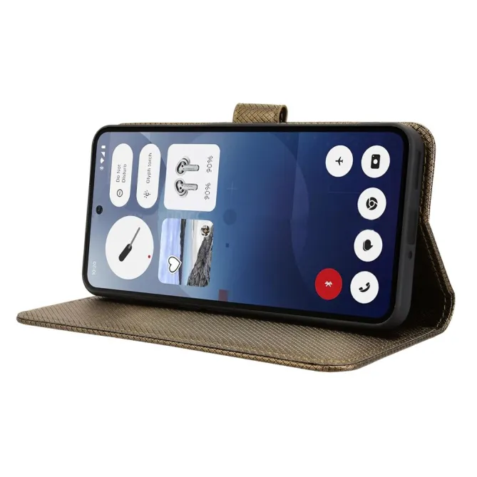 Housse Nothing Phone (3a) Simili Cuir Sangle Porte-Cartes 2