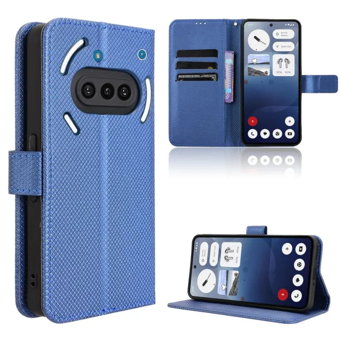 Housse Nothing Phone (3a) Simili Cuir Sangle Porte-Cartes 2