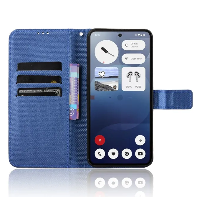 Housse Nothing Phone (3a) Simili Cuir Sangle Porte-Cartes 2