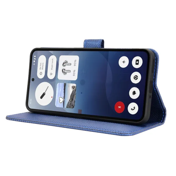 Housse Nothing Phone (3a) Simili Cuir Sangle Porte-Cartes 2