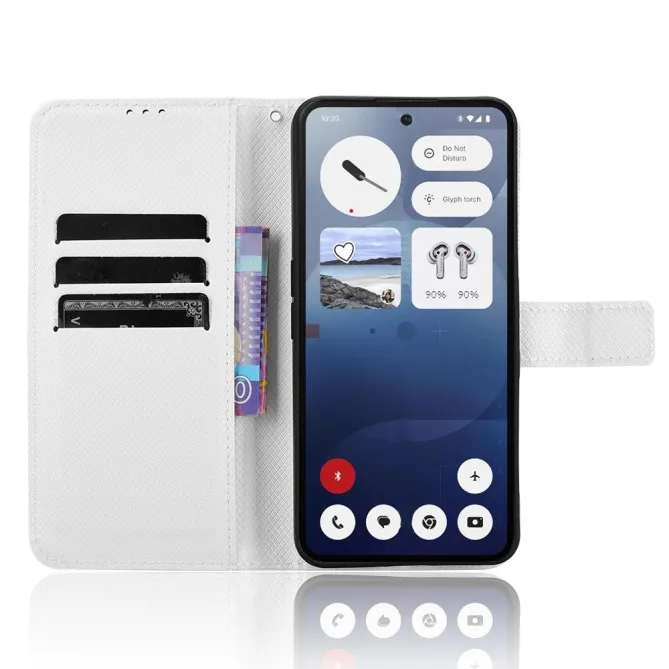 Housse Nothing Phone (3a) Simili Cuir Sangle Porte-Cartes 2