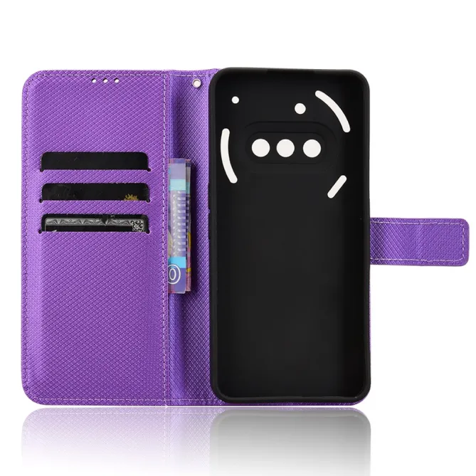 Housse Nothing Phone (3a) Simili Cuir Sangle Porte-Cartes 2