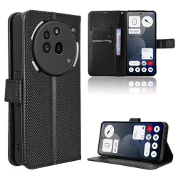 Housse Nothing Phone (3a) Pro Simili Cuir Sangle Porte-Cartes 3