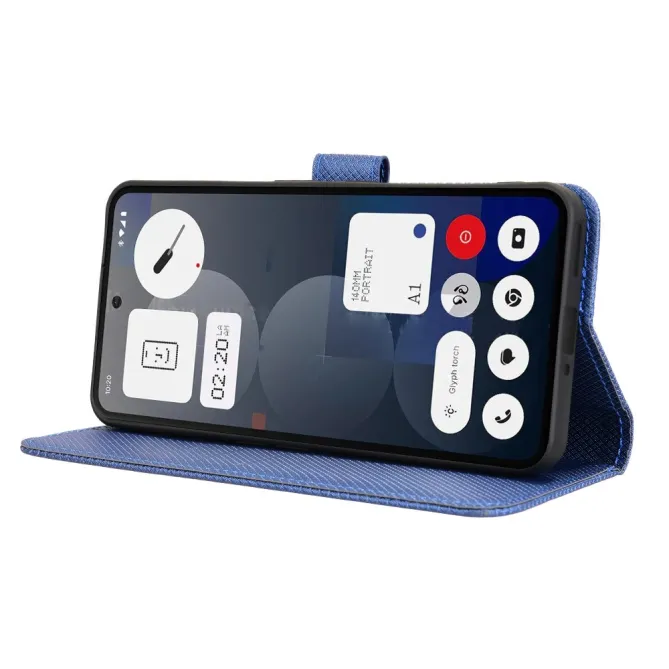 Housse Nothing Phone (3a) Pro Simili Cuir Sangle Porte-Cartes 3