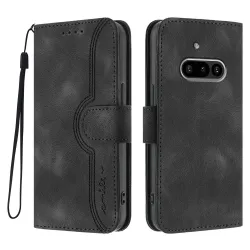 Housse Nothing Phone (3a) Simili Cuir Sangle Porte-Cartes 3