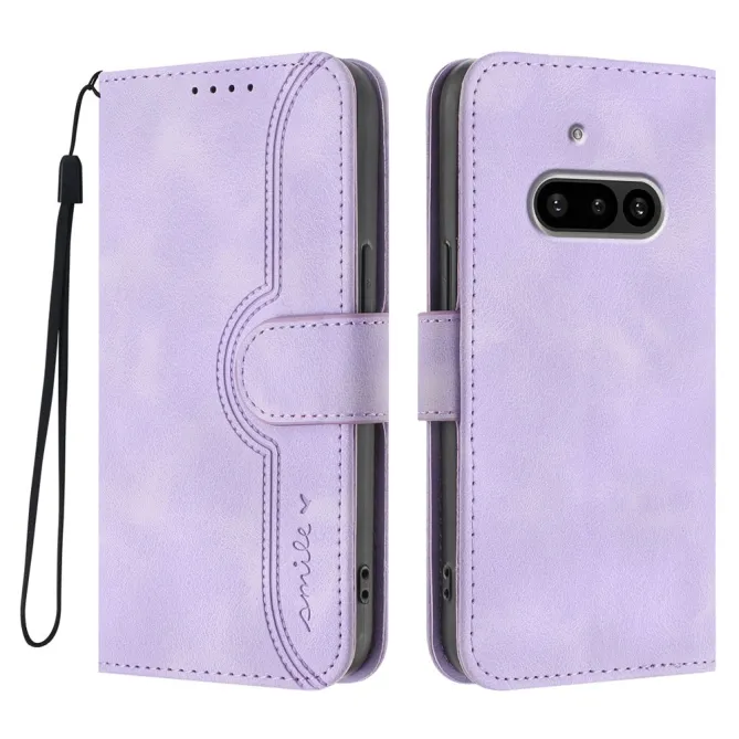 Housse Nothing Phone (3a) Simili Cuir Sangle Porte-Cartes 3